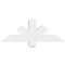 Ekena Millwork Kennewick Architectural Grade PVC Gable Bracket, 36"W x 13 1/2"H x 4"D x 4"F, 9/12 Pitch GBP036X14X0404KEN00 - alternate 3